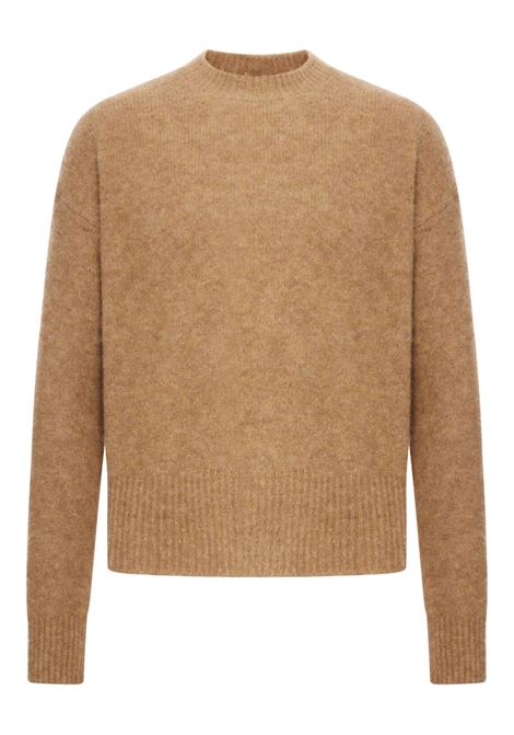 ami sweater man caramel AMI PARIS | HKS824.KN0021280